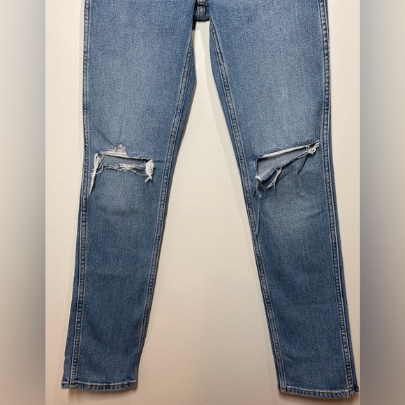 RE/DONE Jeans Women’s Size 24 Originals 80s Slim Straight in Brisk Blue - Picture 6 of 15